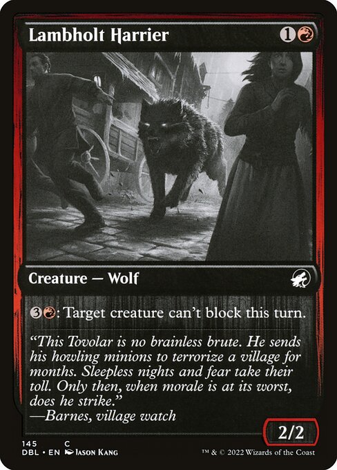 Magic the Gathering Card - Lambholt Harrier - MTG Circle