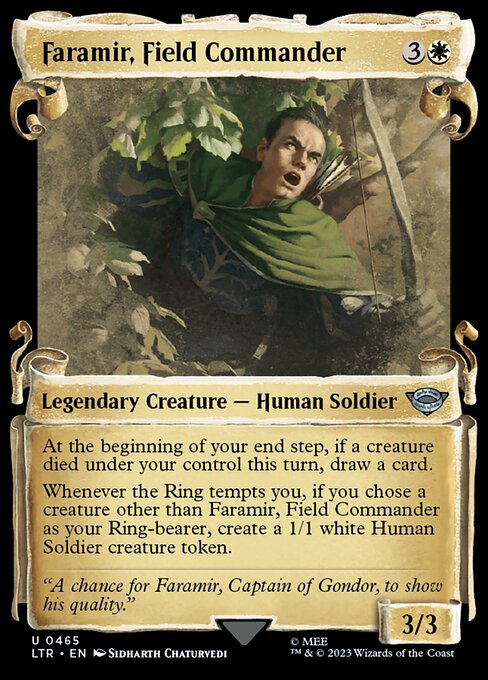 Magic the Gathering Card - Faramir, Field Commander - MTG Circle