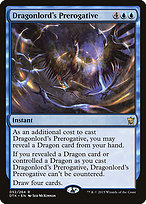 Magic the Gathering Card - Dragonlord's Prerogative - MTG Circle