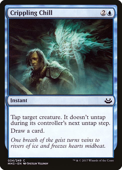 Magic the Gathering Card - Crippling Chill - MTG Circle