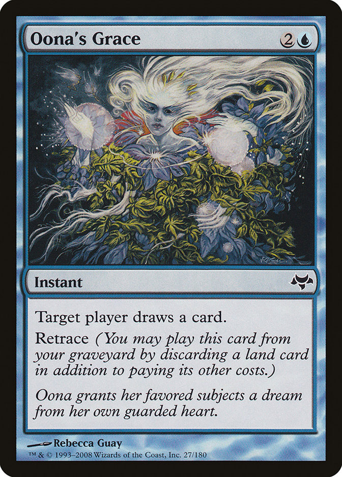 Magic the Gathering Card - Oona's Grace - MTG Circle