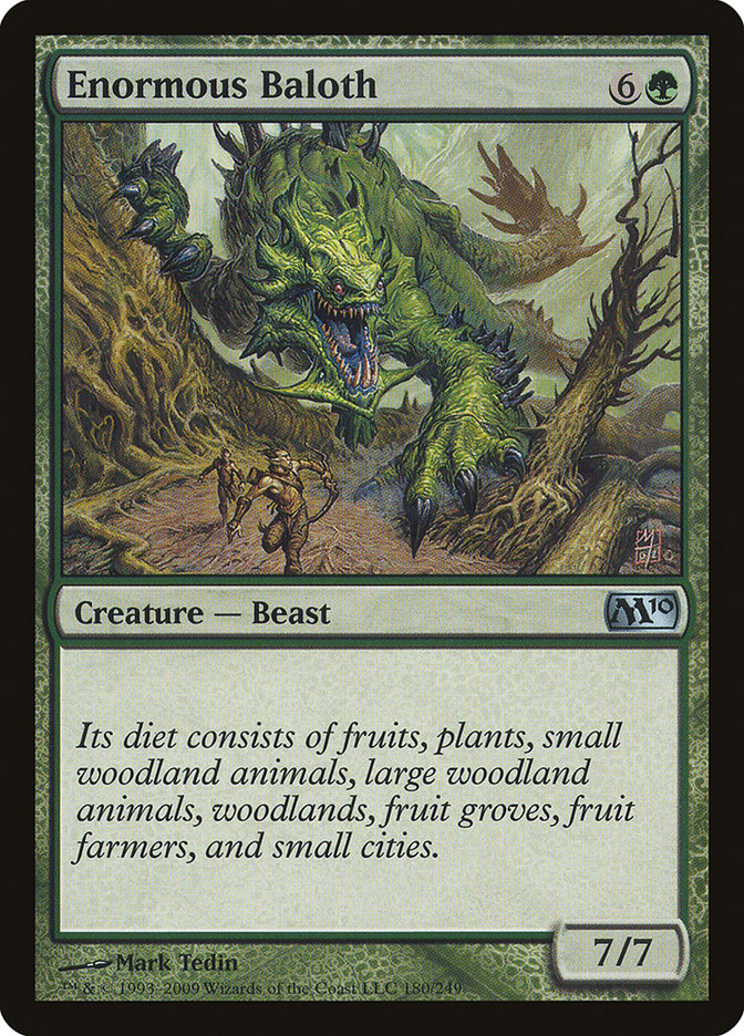 Magic the Gathering Card - Enormous Baloth - MTG Circle
