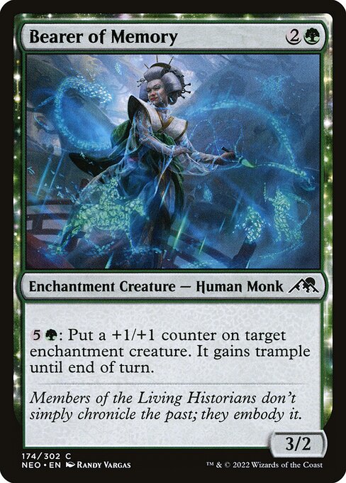 Magic the Gathering Card - Bearer of Memory - MTG Circle