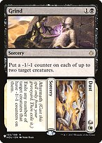 Magic the Gathering Card - Grind // Dust - MTG Circle