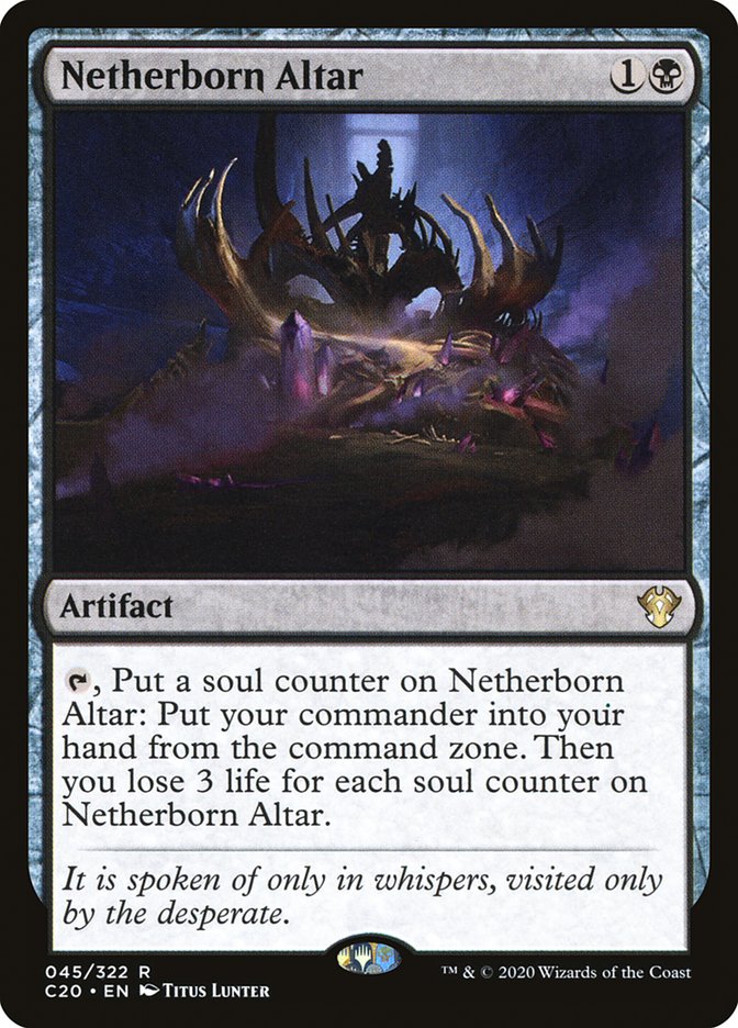 Magic the Gathering Card - Netherborn Altar - MTG Circle
