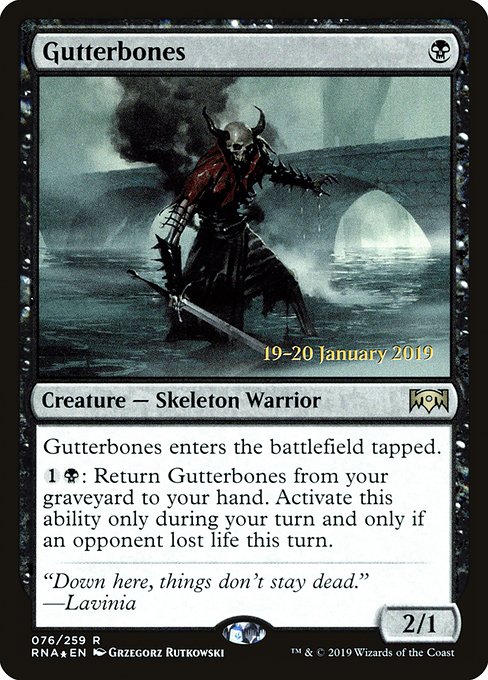 Magic the Gathering Card - Gutterbones - MTG Circle