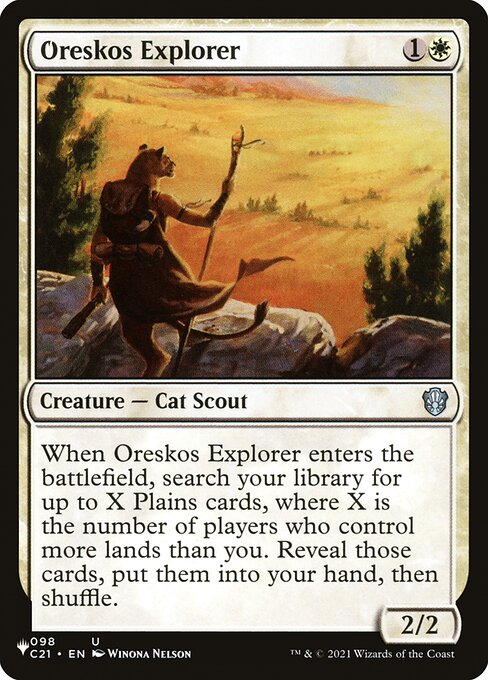 Magic the Gathering Card - Oreskos Explorer - MTG Circle
