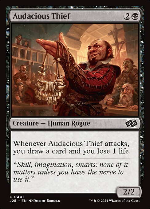 Magic the Gathering Card - Audacious Thief - MTG Circle