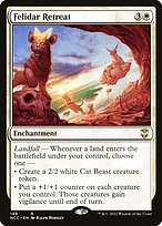 Magic the Gathering Card - Felidar Retreat - MTG Circle