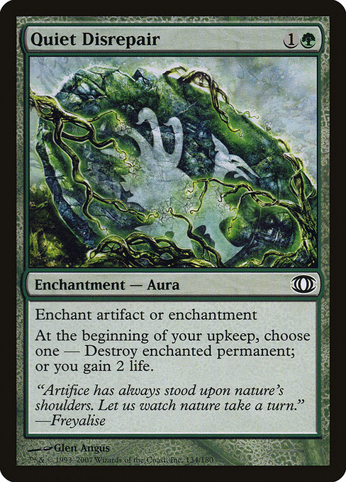 Magic the Gathering Card - Quiet Disrepair - MTG Circle