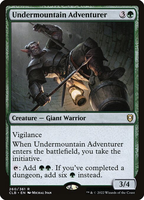 Magic the Gathering Card - Undermountain Adventurer - MTG Circle