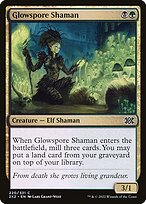 Magic the Gathering Card - Glowspore Shaman - MTG Circle