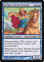 Magic the Gathering Card - Lu Xun, Scholar General - MTG Circle