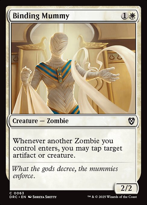 Magic the Gathering Card - Binding Mummy - MTG Circle