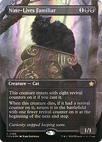 Magic the Gathering Card - Nine-Lives Familiar - MTG Circle