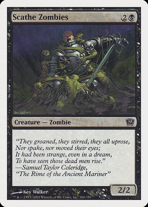 Magic the Gathering Card - Scathe Zombies - MTG Circle