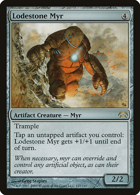 Magic the Gathering Card - Lodestone Myr - MTG Circle