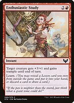 Magic the Gathering Card - Enthusiastic Study - MTG Circle