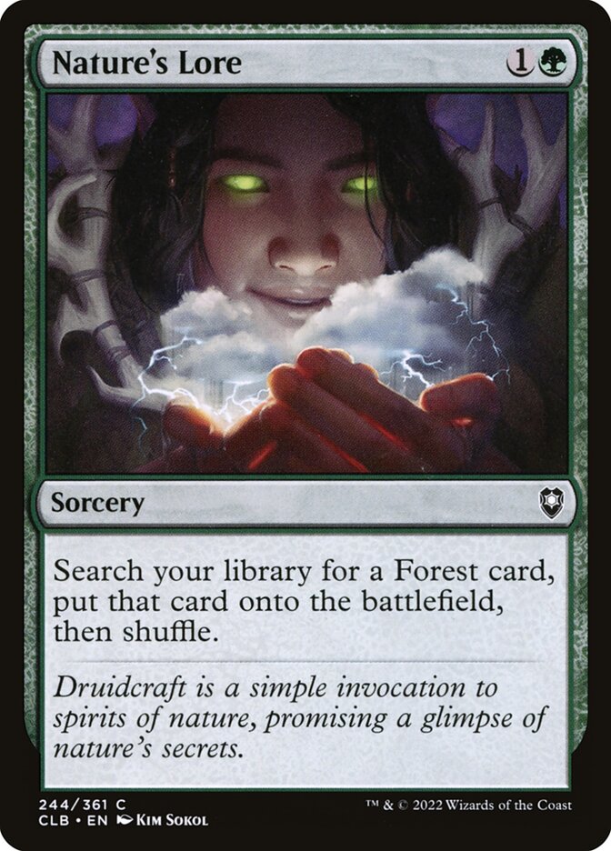 Magic the Gathering Card - Nature's Lore - MTG Circle