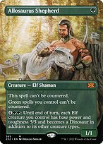 Magic the Gathering Card - Allosaurus Shepherd - MTG Circle