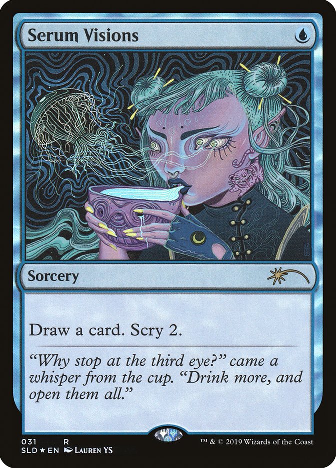 Magic the Gathering Card - Serum Visions - MTG Circle