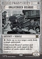 Magic the Gathering Card - Unlicensed Hearse - MTG Circle