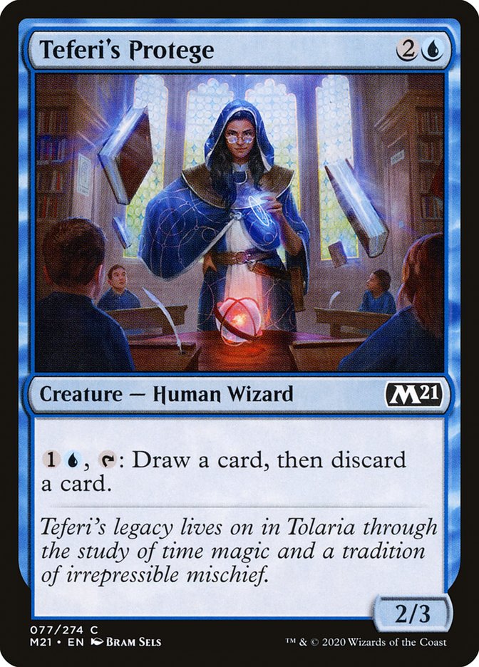 Magic the Gathering Card - Teferi's Protege - MTG Circle