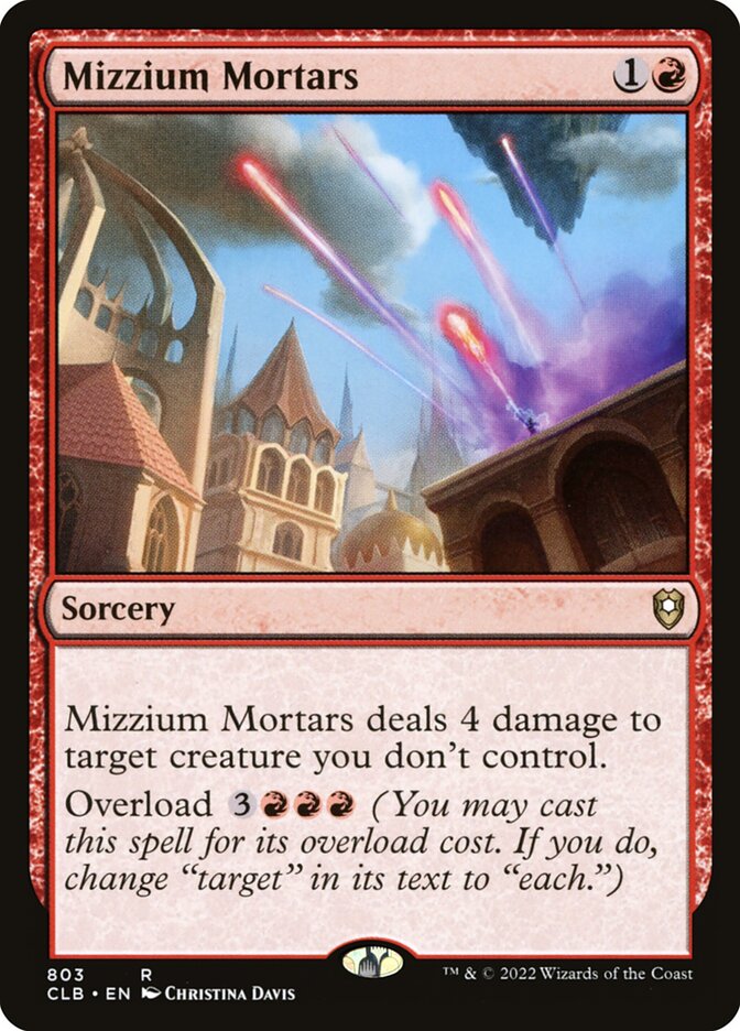 Magic the Gathering Card - Mizzium Mortars - MTG Circle