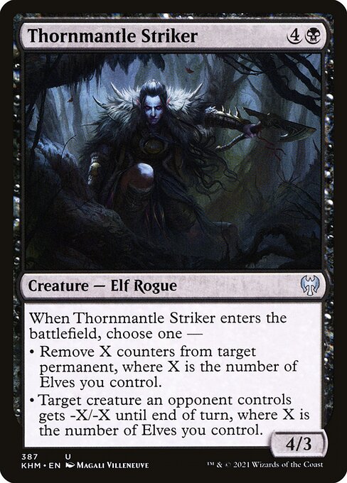 Magic the Gathering Card - Thornmantle Striker - MTG Circle