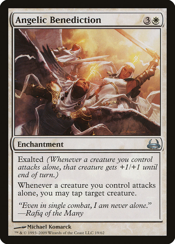 Magic the Gathering Card - Angelic Benediction - MTG Circle