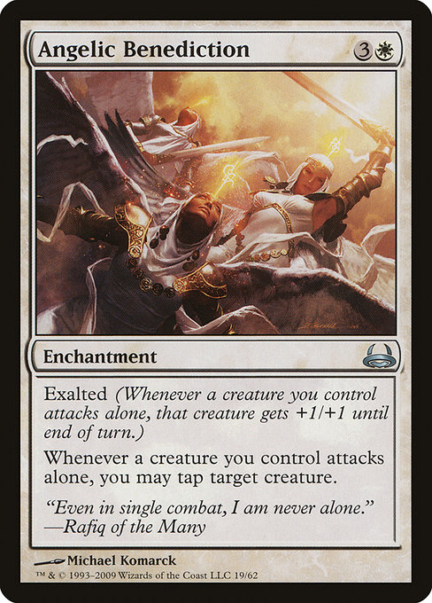 Magic the Gathering Card - Angelic Benediction - MTG Circle