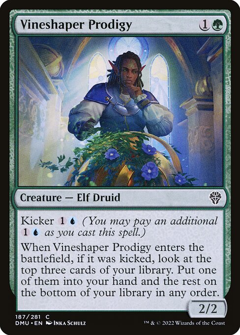 Magic the Gathering Card - Vineshaper Prodigy - MTG Circle