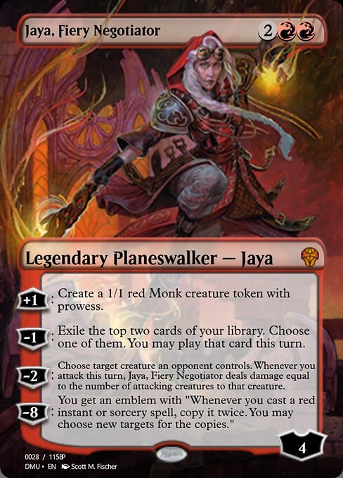 Magic the Gathering Card - Jaya, Fiery Negotiator - MTG Circle