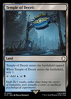 Magic the Gathering Card - Temple of Deceit - MTG Circle