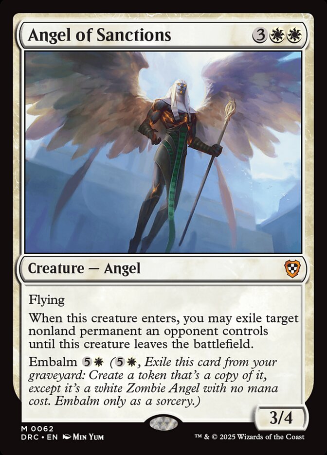 Magic the Gathering Card - Angel of Sanctions - MTG Circle