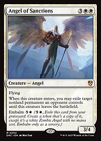 Magic the Gathering Card - Angel of Sanctions - MTG Circle