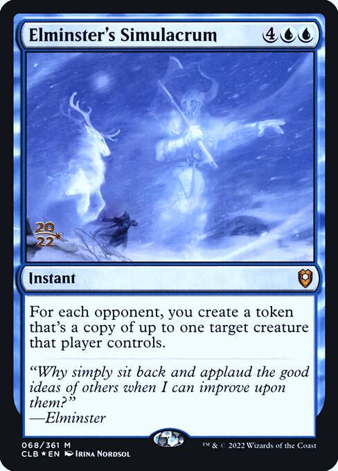 Magic the Gathering Card - Elminster's Simulacrum - MTG Circle