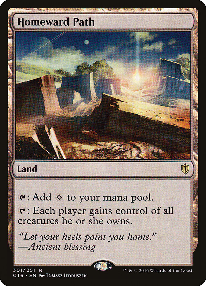 Magic the Gathering Card - Homeward Path - MTG Circle