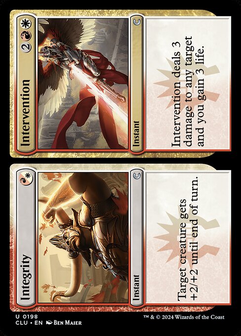 Magic the Gathering Card - Integrity // Intervention - MTG Circle