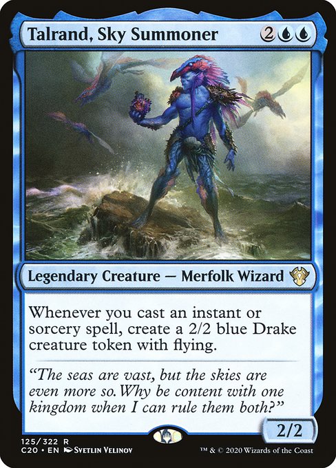 Magic the Gathering Card - Talrand, Sky Summoner - MTG Circle