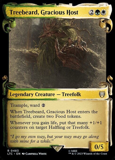 Magic the Gathering Card - Treebeard, Gracious Host - MTG Circle