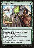 Magic the Gathering Card - Stinging Shot - MTG Circle