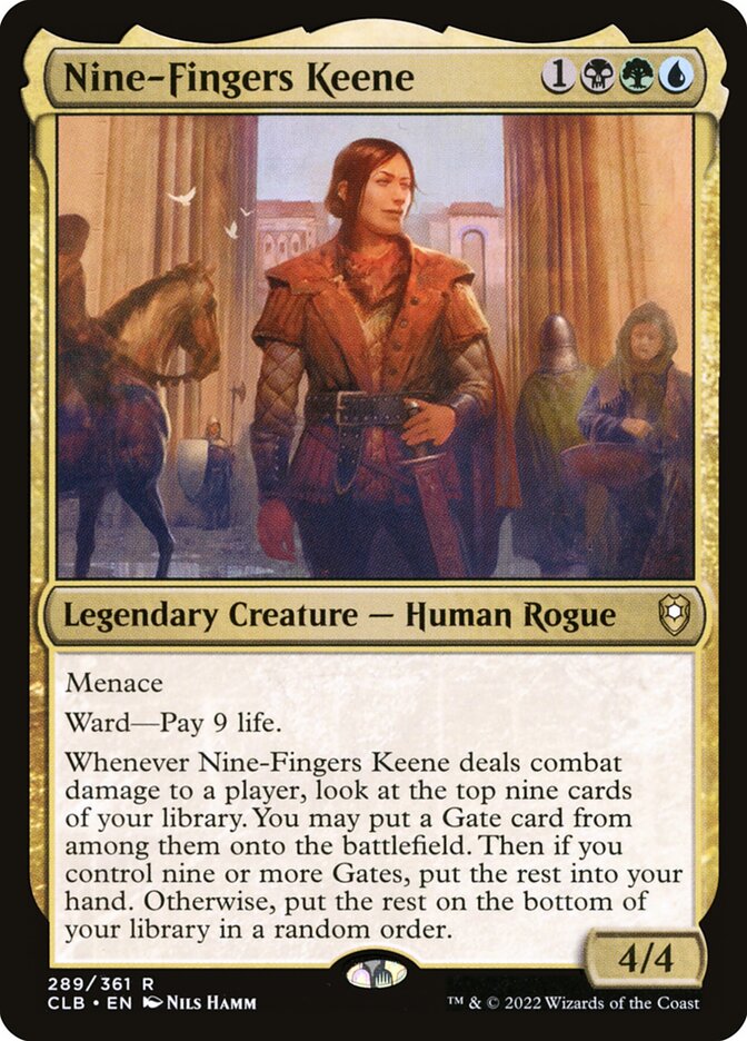 Magic the Gathering Card - Nine-Fingers Keene - MTG Circle