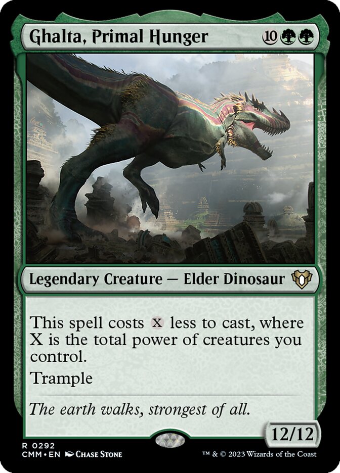 Magic the Gathering Card - Ghalta, Primal Hunger - MTG Circle