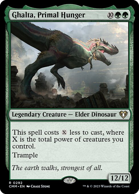 Magic the Gathering Card - Ghalta, Primal Hunger - MTG Circle