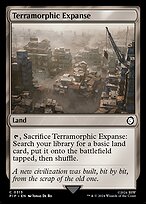 Magic the Gathering Card - Terramorphic Expanse - MTG Circle