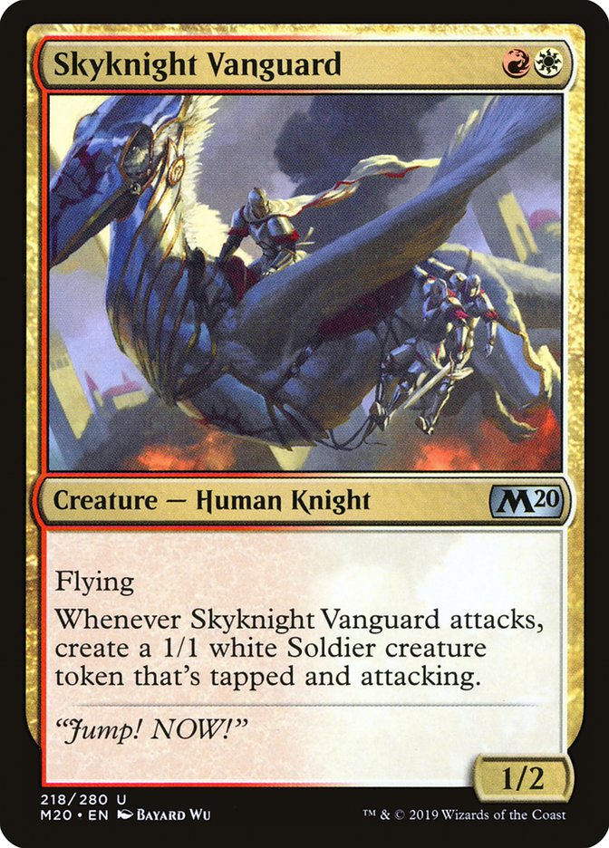 Magic the Gathering Card - Skyknight Vanguard - MTG Circle
