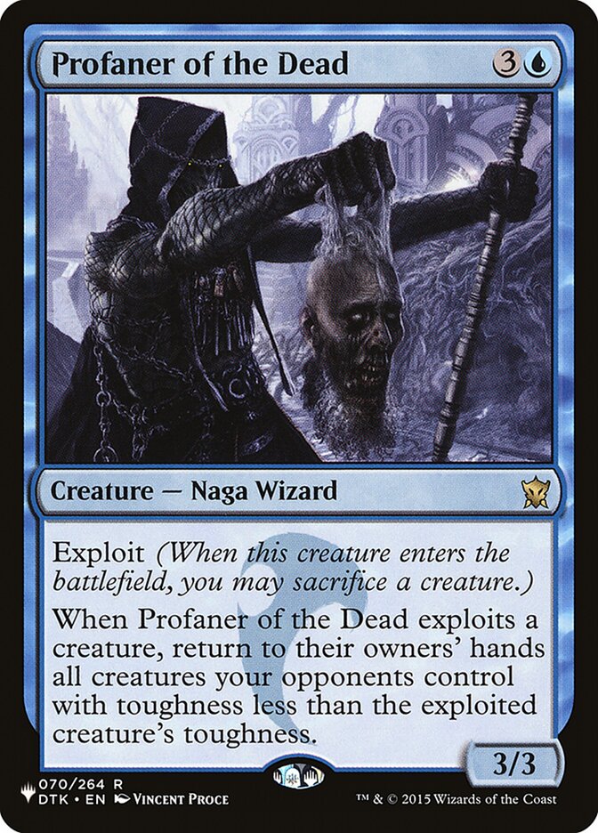 Magic the Gathering Card - Profaner of the Dead - MTG Circle