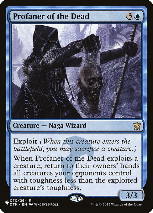 Magic the Gathering Card - Profaner of the Dead - MTG Circle