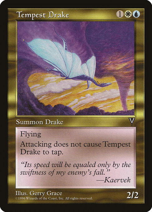 Magic the Gathering Card - Tempest Drake - MTG Circle